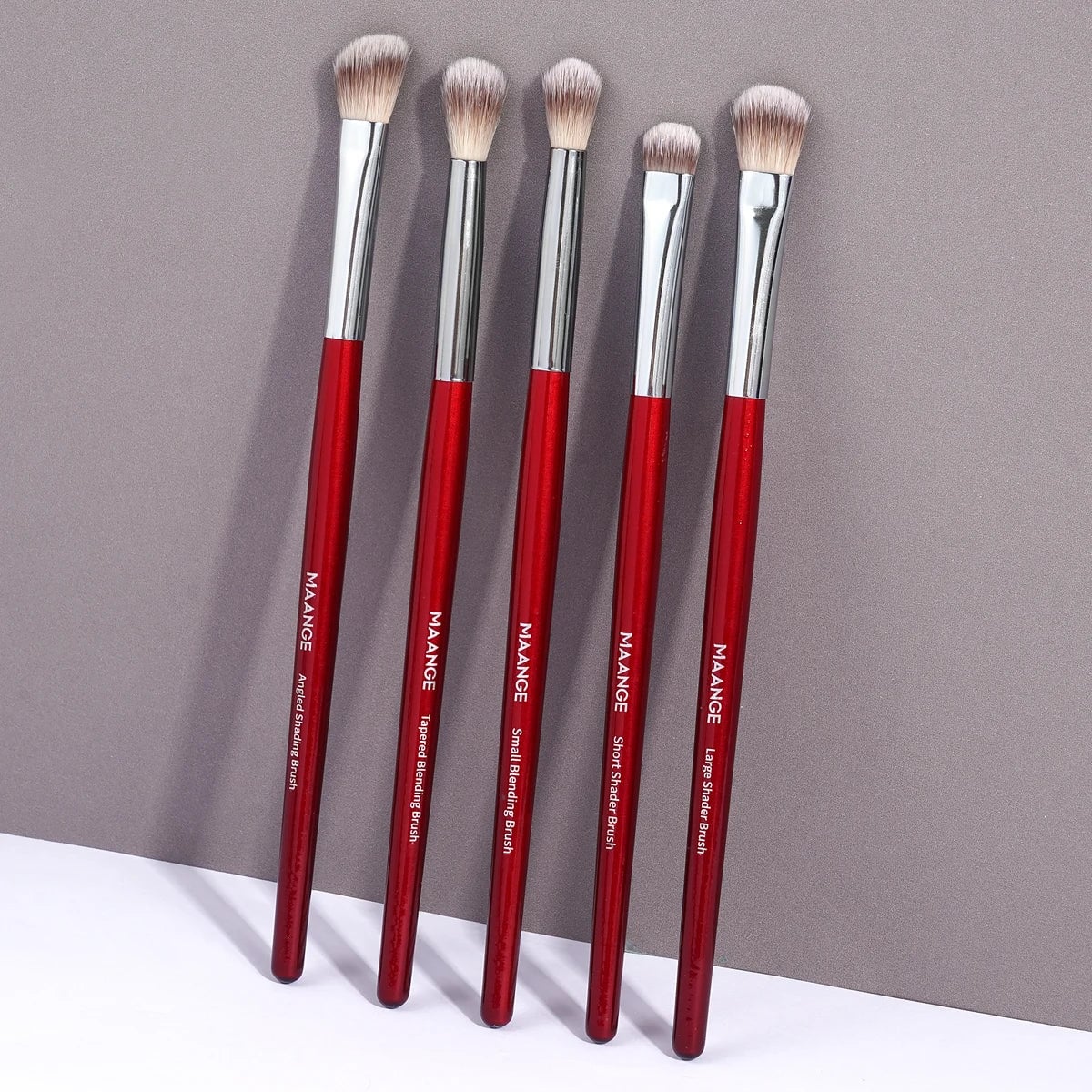 5-Piece Eye Makeup Brush Set - Soft Bristle Concealer & Eyeshadow