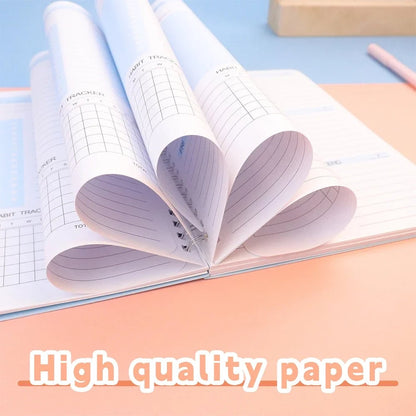 Daily Weekly Monthly Planner Notebook - Student Office Diary Journal