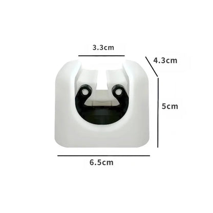 Wall Mount Mop Clip Holder - Broom Brush Hanger Rack Kitchen Bath