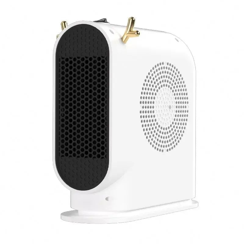 500W Desktop Electric Heater with Intelligent Thermostat Fan