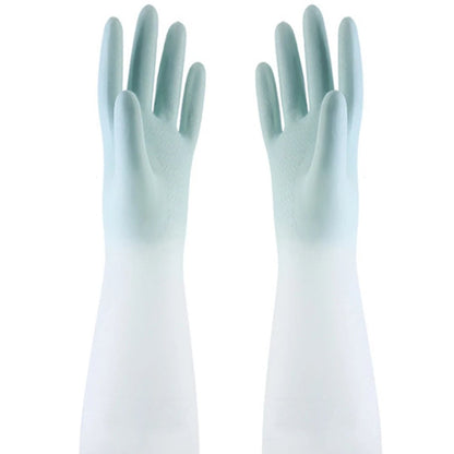 Waterproof Latex Rubber Cleaning Gloves - Kitchen Dishwashing