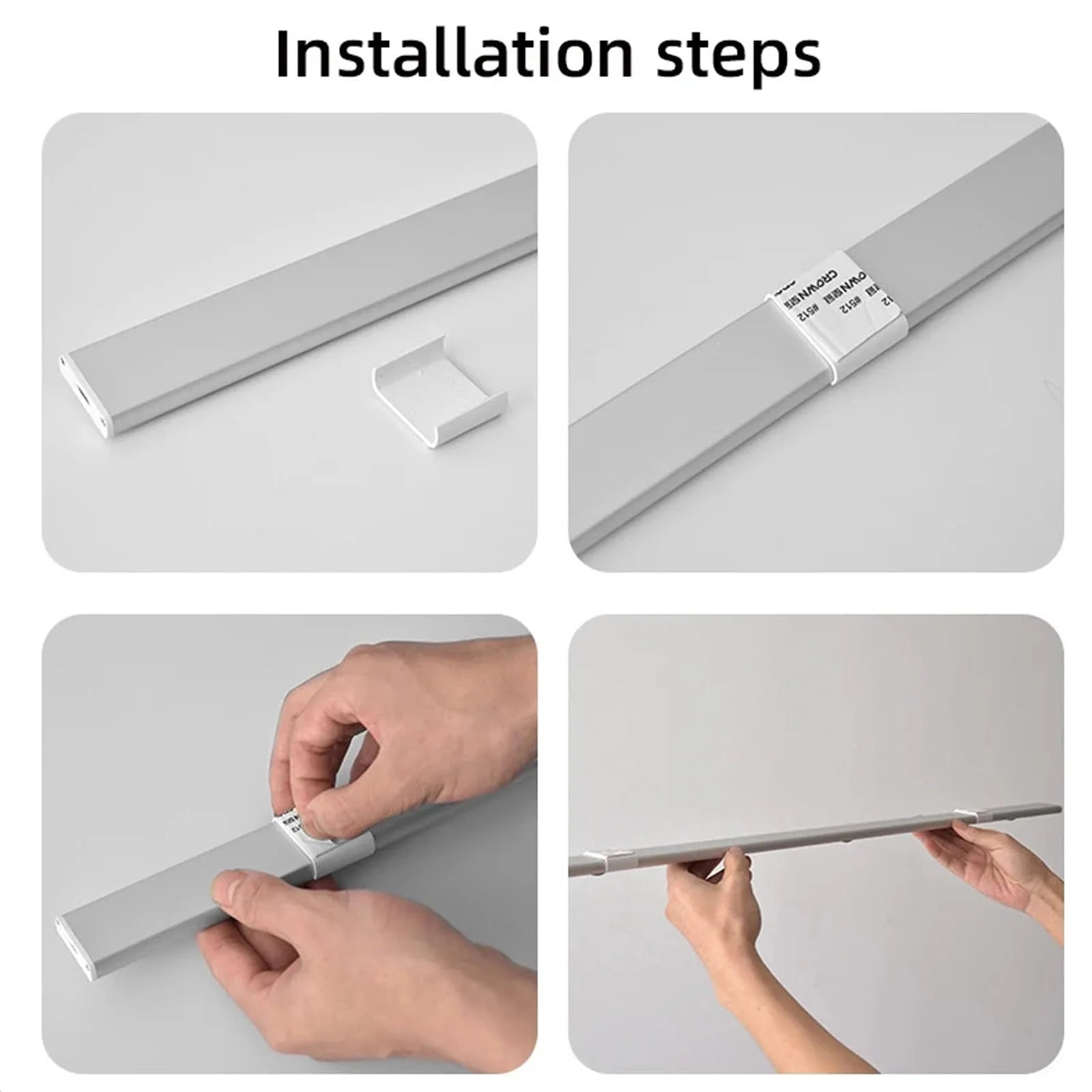 USB Rechargeable LED Motion Sensor Under Cabinet Light Kitchen
