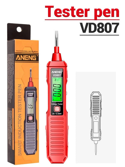 ANENG VD807 Non-Contact Voltage Tester 12-300V AC NCV Sensor Pen