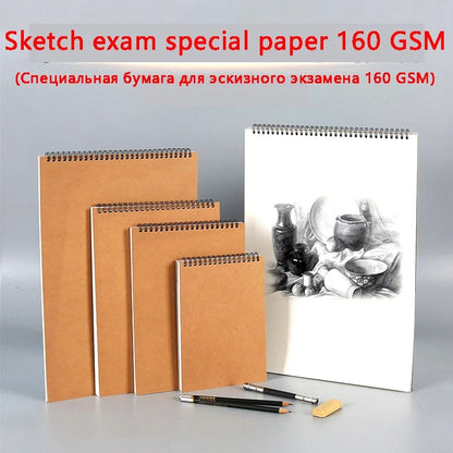 Professional Spiral Sketchbook Thick Paper Art Drawing Notebook