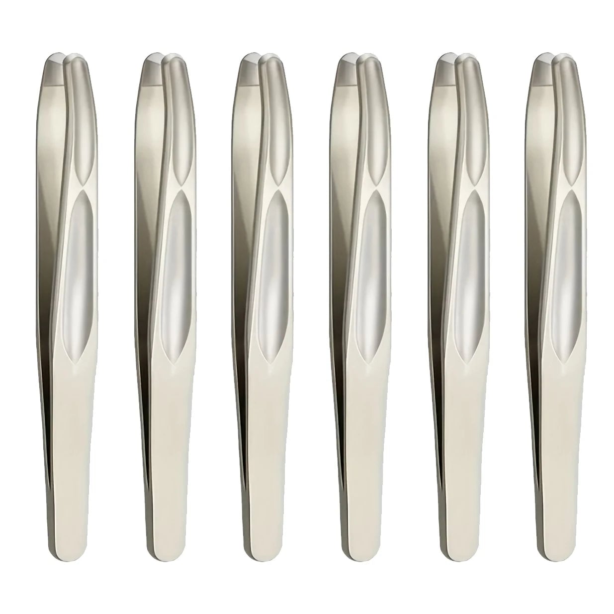 Premium Round Head Tweezers - Precision Eyebrow & Facial Hair Removal