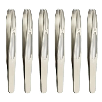 Premium Round Head Tweezers - Precision Eyebrow & Facial Hair Removal