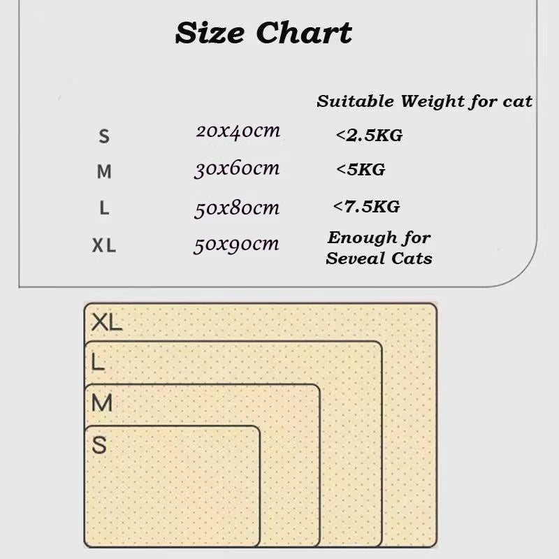 Sisal Cat Scratch Protector Mat - Furniture Couch Sofa Protection