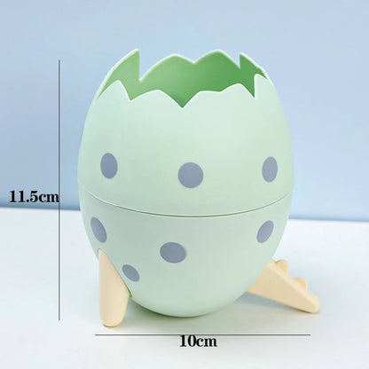 Detachable Dinosaur Egg Pen Holder - Desktop Organizer Storage Box