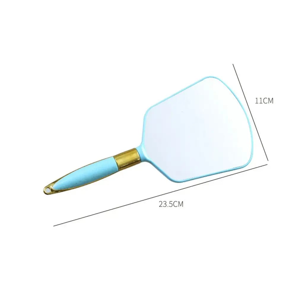 HD Vintage Handheld Makeup Mirror with Handle - Professional Vanity