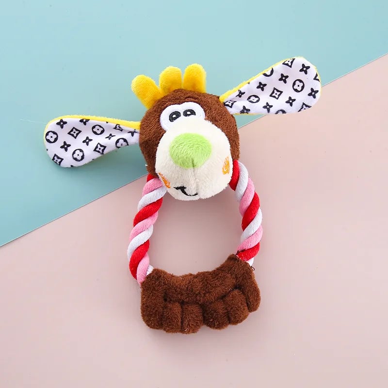 Cotton Rope Pet Toy - Bite Resistant Chew Molar for Dogs & Cats