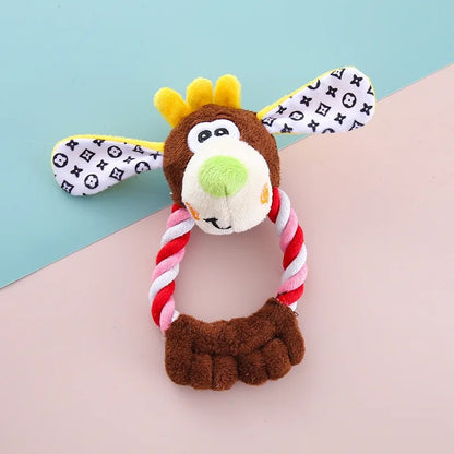 Cotton Rope Pet Toy - Bite Resistant Chew Molar for Dogs & Cats