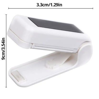 Mini Heat Bag Sealer White Portable Food Package Sealing Machine