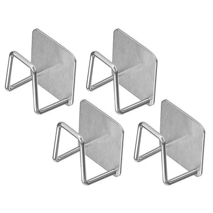 Wall Mounted Stainless Steel Kitchen Storage Rack - Pot Cover & Board