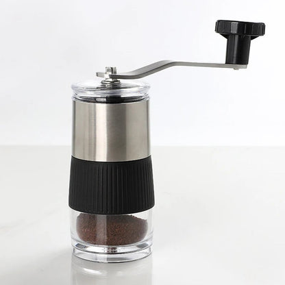 Mini Manual Coffee Grinder - Stainless Steel Ceramic Burr Bean Mill