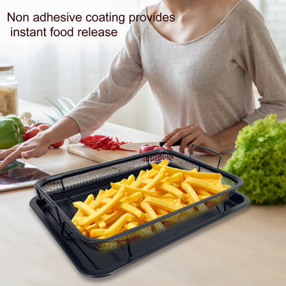 Non-Stick Mesh Baking Tray - Multi-Purpose Frying & Grilling Pan