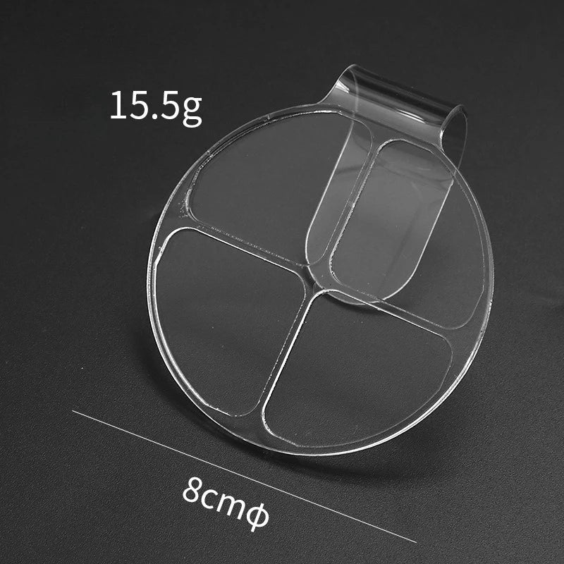 Clear Acrylic Handheld Mixing Palette - Makeup & Nail Art Tool