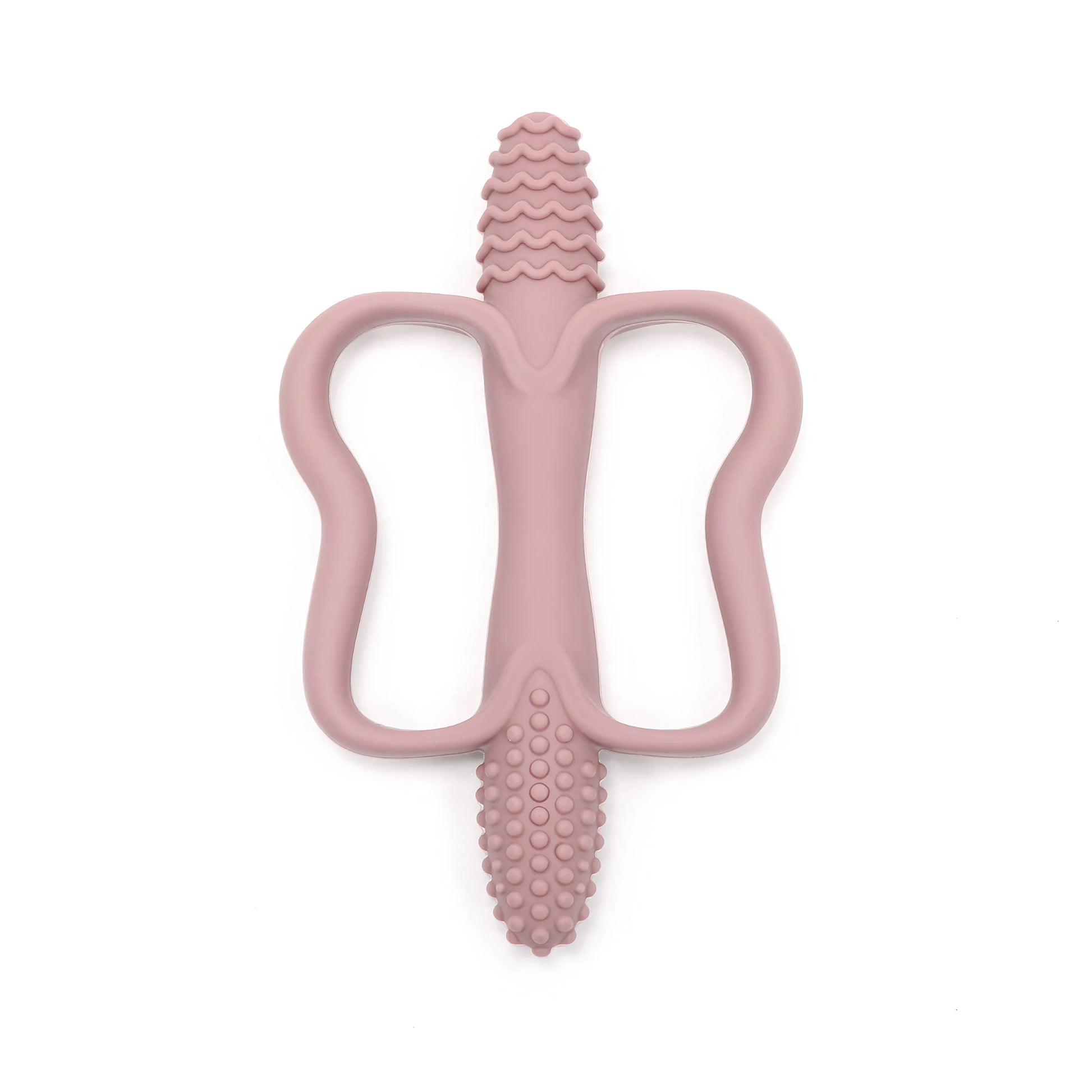 Food Grade Silicone Baby Teething Toys Easy Grip 0-6-12 Months