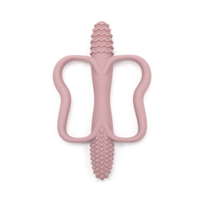 Food Grade Silicone Baby Teething Toys Easy Grip 0-6-12 Months
