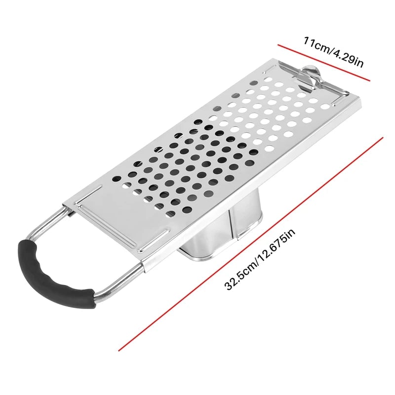 Stainless Steel Spaetzle Maker with Comfort Grip - Dumpling Press