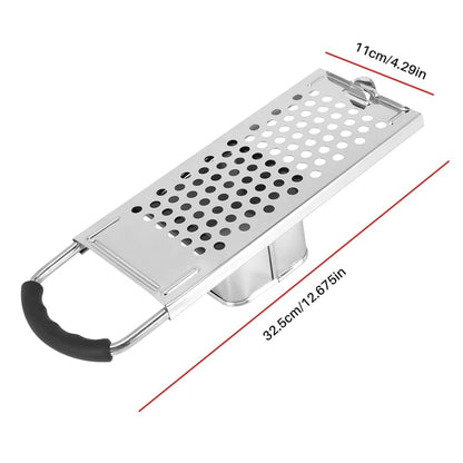 Stainless Steel Spaetzle Maker with Comfort Grip - Dumpling Press
