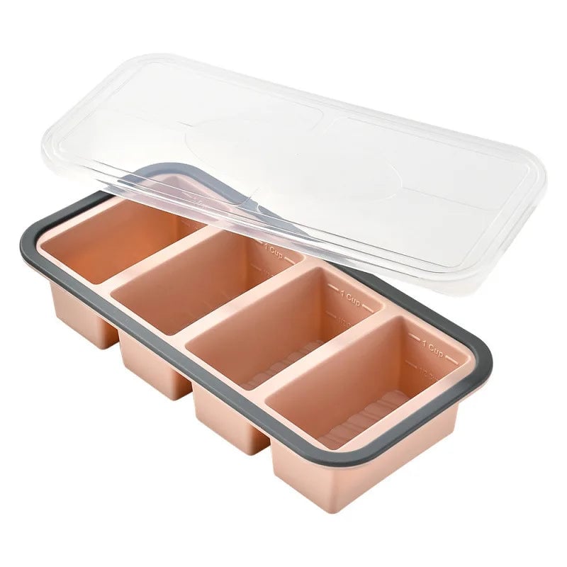 Multi-Cavity Silicone Ice Cream Mold - Giant Popsicle Freezer Tray
