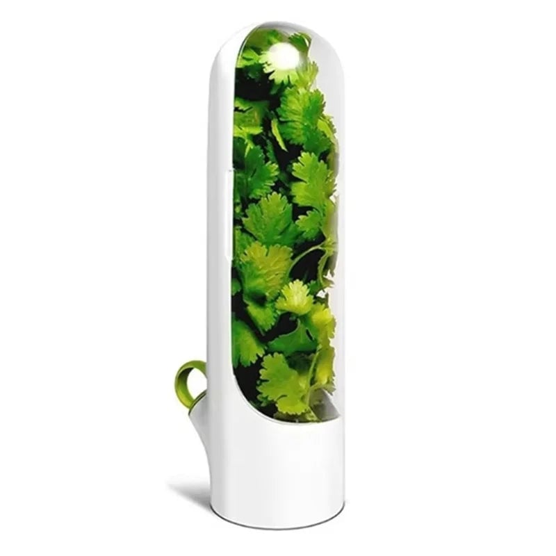 Herb Storage Container Set Fresh Keeper Refrigerator Containers