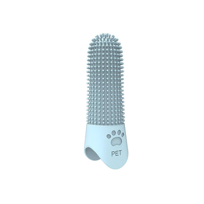Silicone Pet Finger Toothbrush - Cat Dog Teeth Cleaning Tartar