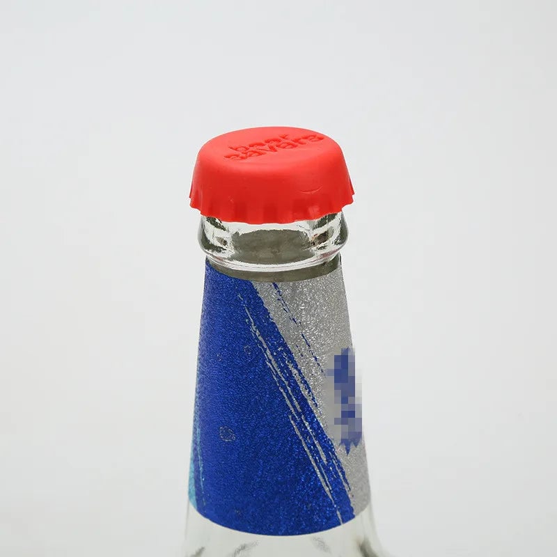 Reusable Silica Gel Beer Wine Bottle Cap Stopper - Airtight Seal