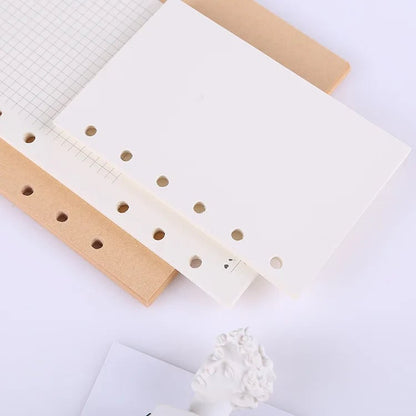 A5 A6 A7 Spiral Notebook Refill Pages 45 Sheets Line Dot Grid Paper
