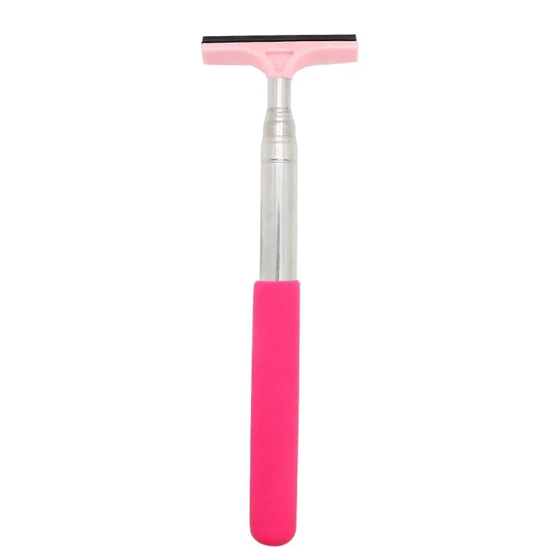 Telescopic Car Window Cleaning Tool - Rearview Mirror Wiper Scraper