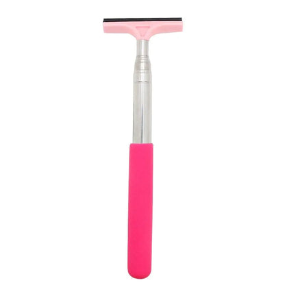 Telescopic Car Window Cleaning Tool - Rearview Mirror Wiper Scraper