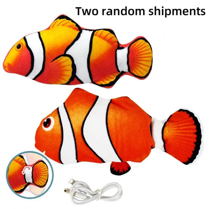 USB Rechargeable Interactive Fish Cat Toy - Realistic Floppy Motion