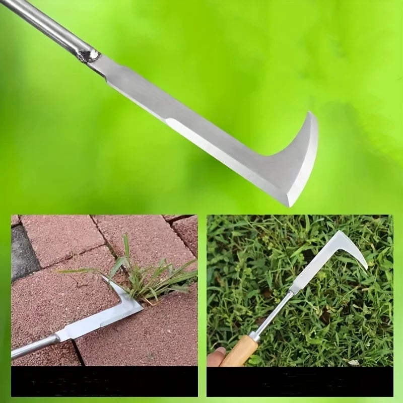 Stainless Steel L Shaped Gap Weeding Tool - Precision Garden Hand Tool