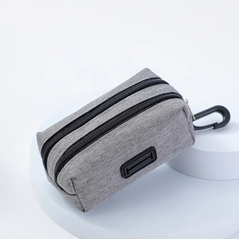 Portable Dog Poop Bag Holder Dispenser with Treat Storage Pet Waste