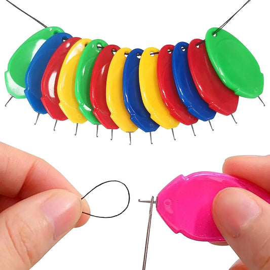 6Pcs Plastic Wire Loop Needle Threader Set - Sewing Machine Tool