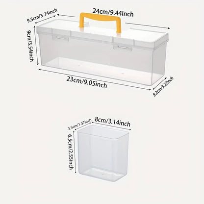 Multi-Compartment Tool Storage Box Set - Screw Parts Organizer