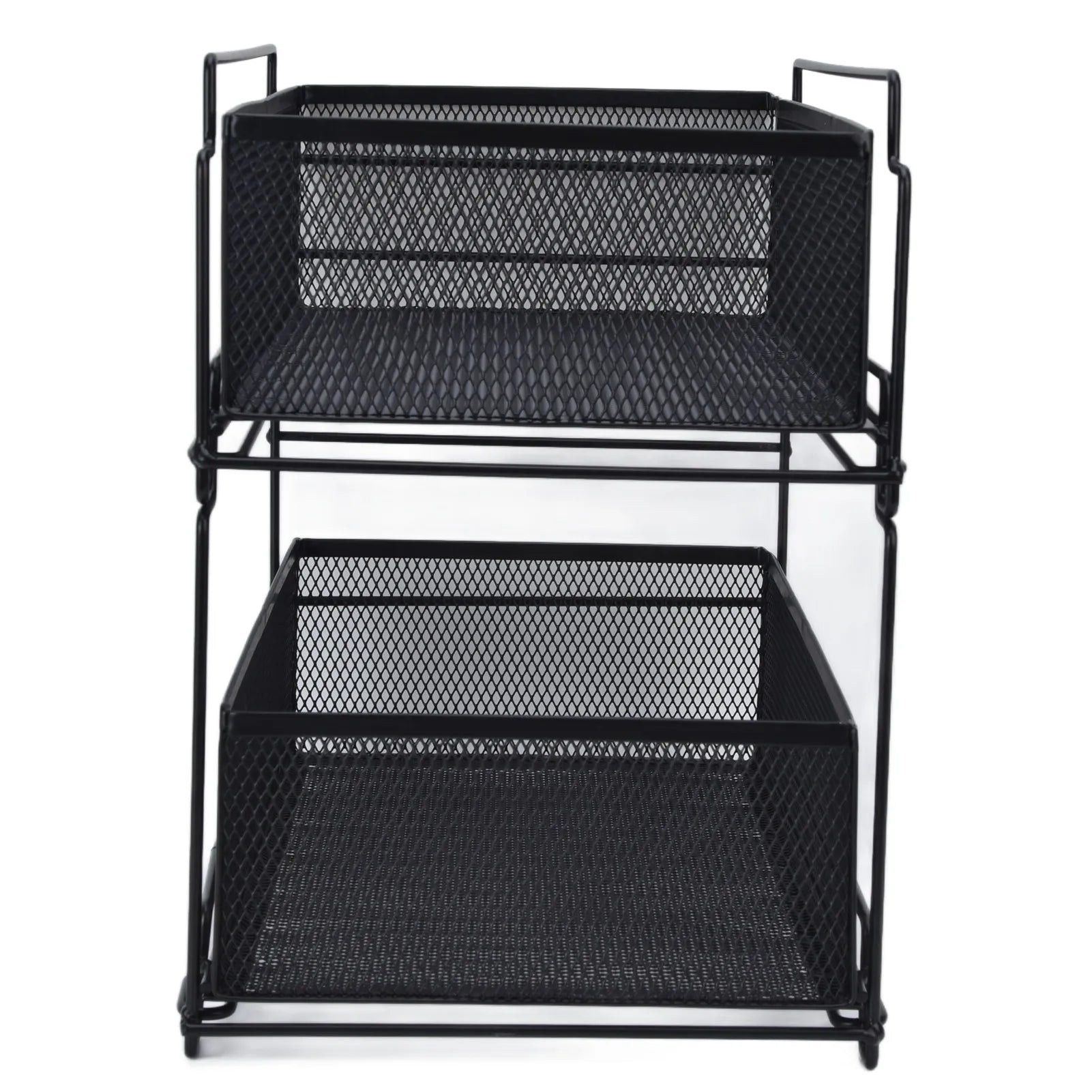 Sliding Under Sink Drawer Organizer - Pull Out Kitchen Storage Rack