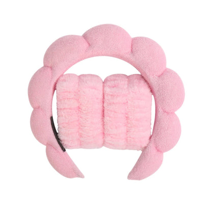 Microfiber Spa Headband Set - Face Washing Scrunchie Wristbands