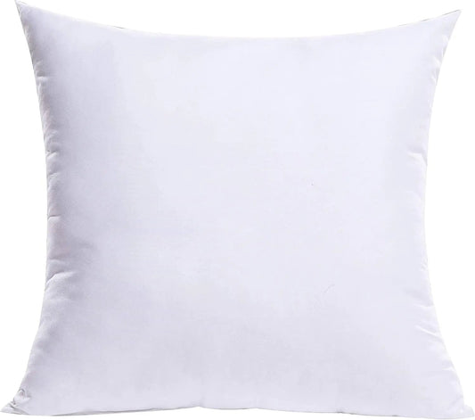 White Cotton Cushion Inner Filling - Soft Pillow Insert Core