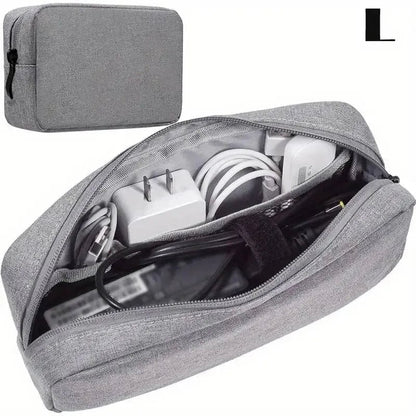 Small Travel Cable Organizer Bag Electronics Storage SD Card Pouch