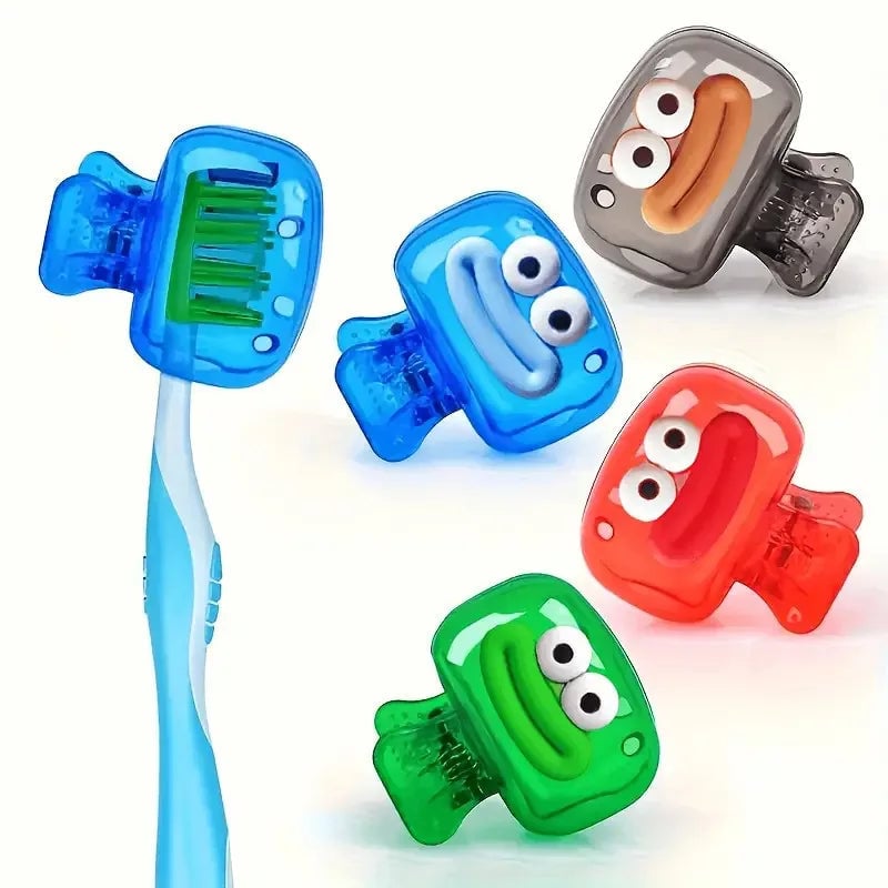 Mini Toothbrush Head Covers - Portable Protective Clips for Travel