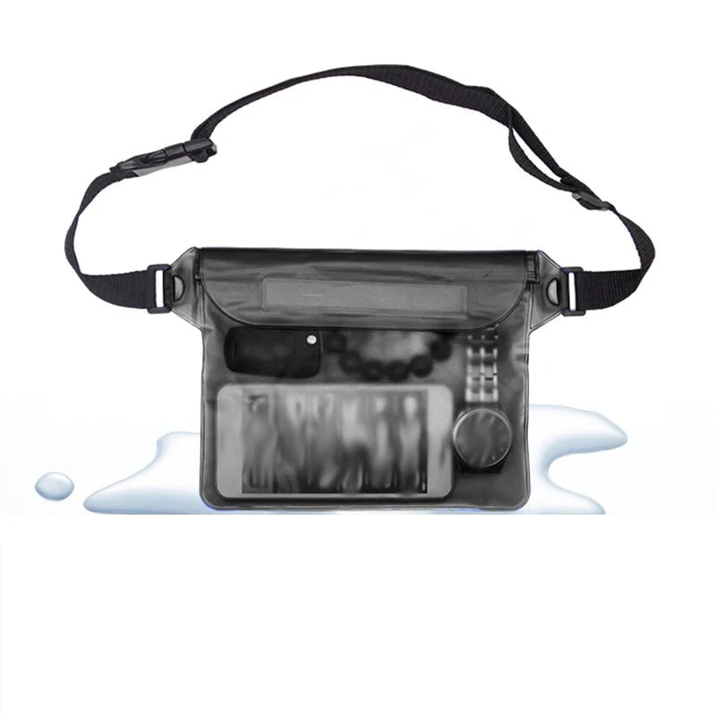 Waterproof Swimming Dry Bag - Phone Case Shoulder Waist Pack Beach