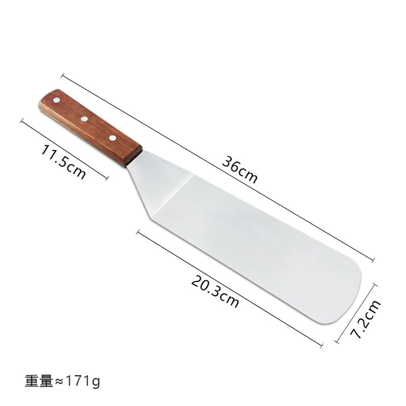 Stainless Steel Non-Stick BBQ Spatula & Grill Scraper Tool