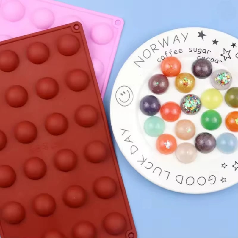 3D Half Sphere Silicone Mold - DIY Baking Cake Pudding Mousse