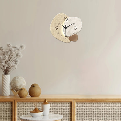 Silent Quartz Wall Clock - Modern Minimalist Design for Living Room