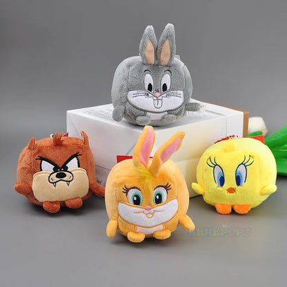 Looney Tunes Plush Keychain Set - Bugs Bunny Tweety Lola Pendant