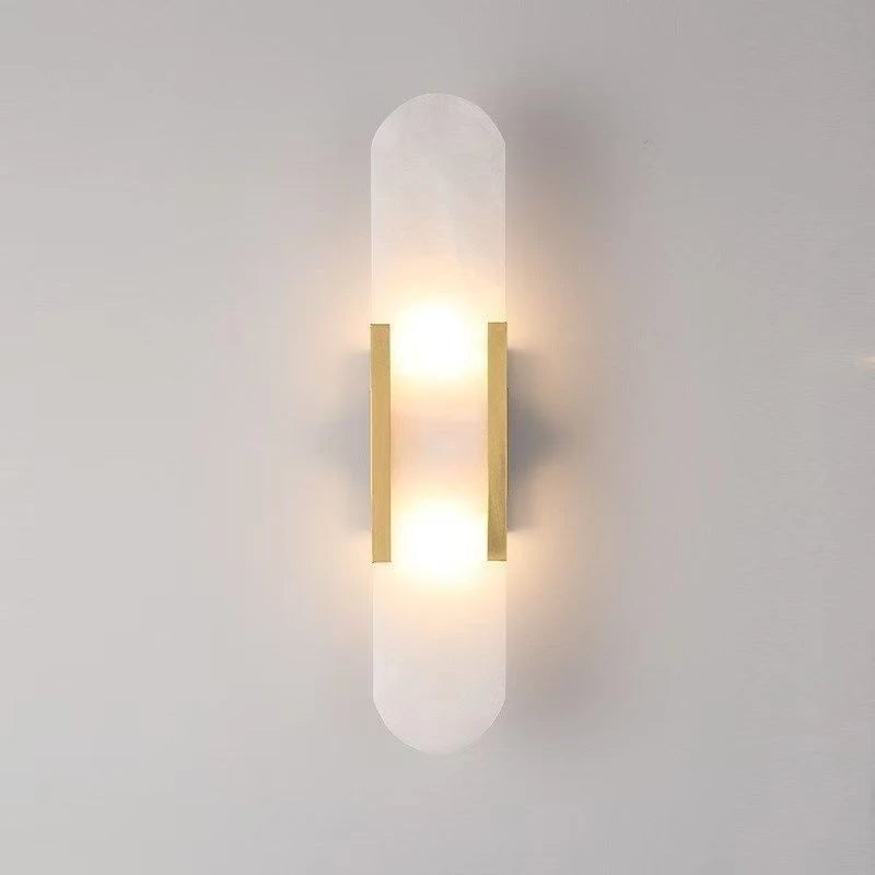 Marble Wall Mount Bedside Lamp - Modern Bedroom Living Room Light