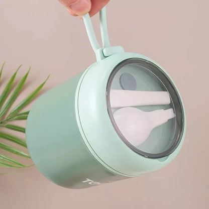 510ml Stainless Steel Insulated Lunch Box with Spoon - Thermal Bento