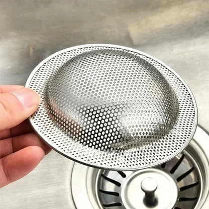 Stainless Steel Sink Drain Filter Anti-Clog Kitchen Bathroom