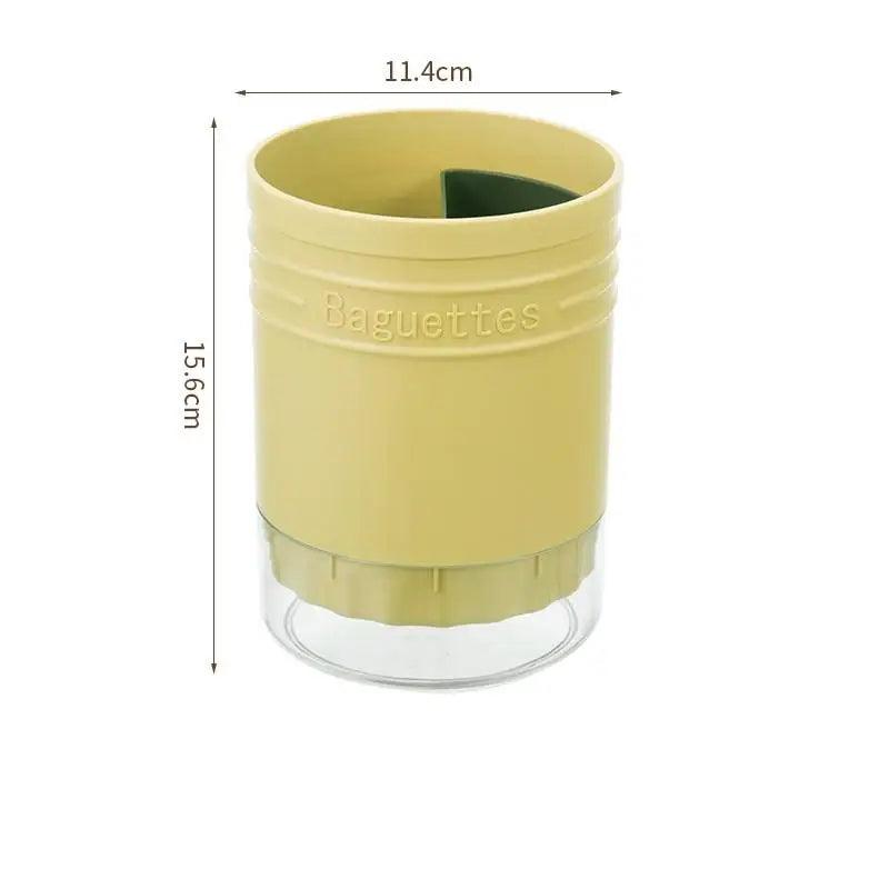 Multi-Functional Plastic Cutlery Storage Holder with Drain Design
